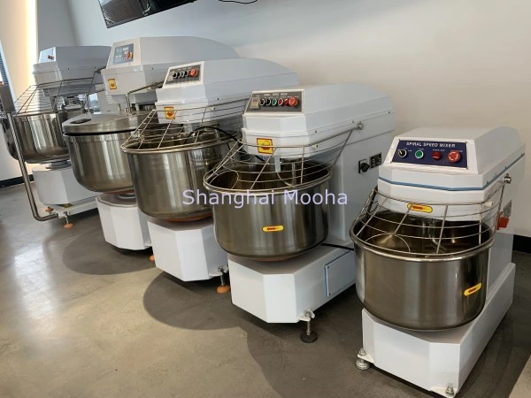 Commercial Bakery 50kg 100kg One Bag Flour Kneading Machine Bread Pizza Baking Machine Dough Mixing Machine Spiral Dough Mixer