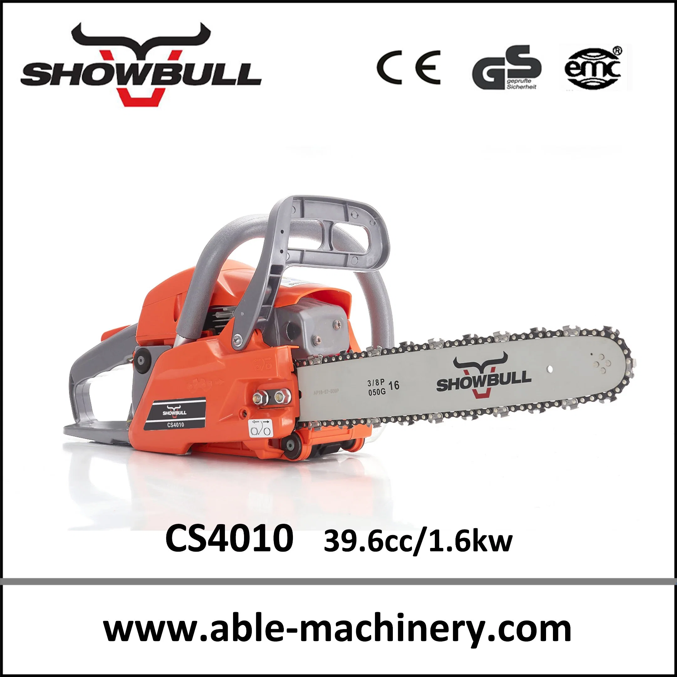 Una nueva apariencia Showbull 4010 Chainsaw 40cc Herramienta Gargarden de alta calidad