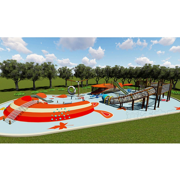 Children's Outward Exploration Games Playground Outdoor Marine Animal Theme Children Park