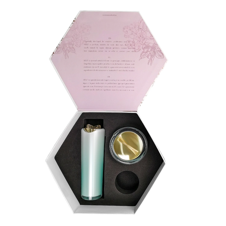 A FSC reciclado Dom magnéticos personalizados Caixa de papel de embalagem de papelão de luxo rígida caixa de presentes de Natal Perfume Caixa de papel caixa Cosméticos Caixa de Vinho