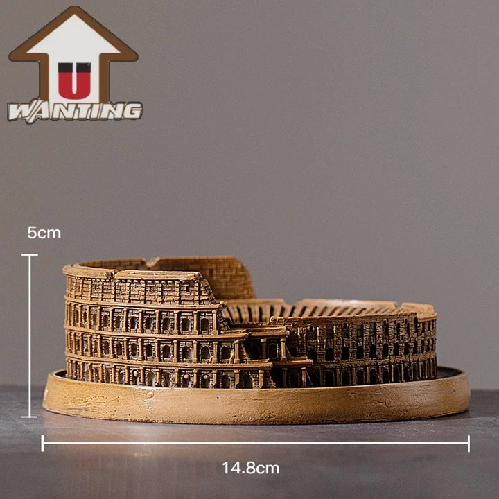 Roman Colosseum Statue Resin Classic Building Model Tourist Souvenir Gift Home Decor