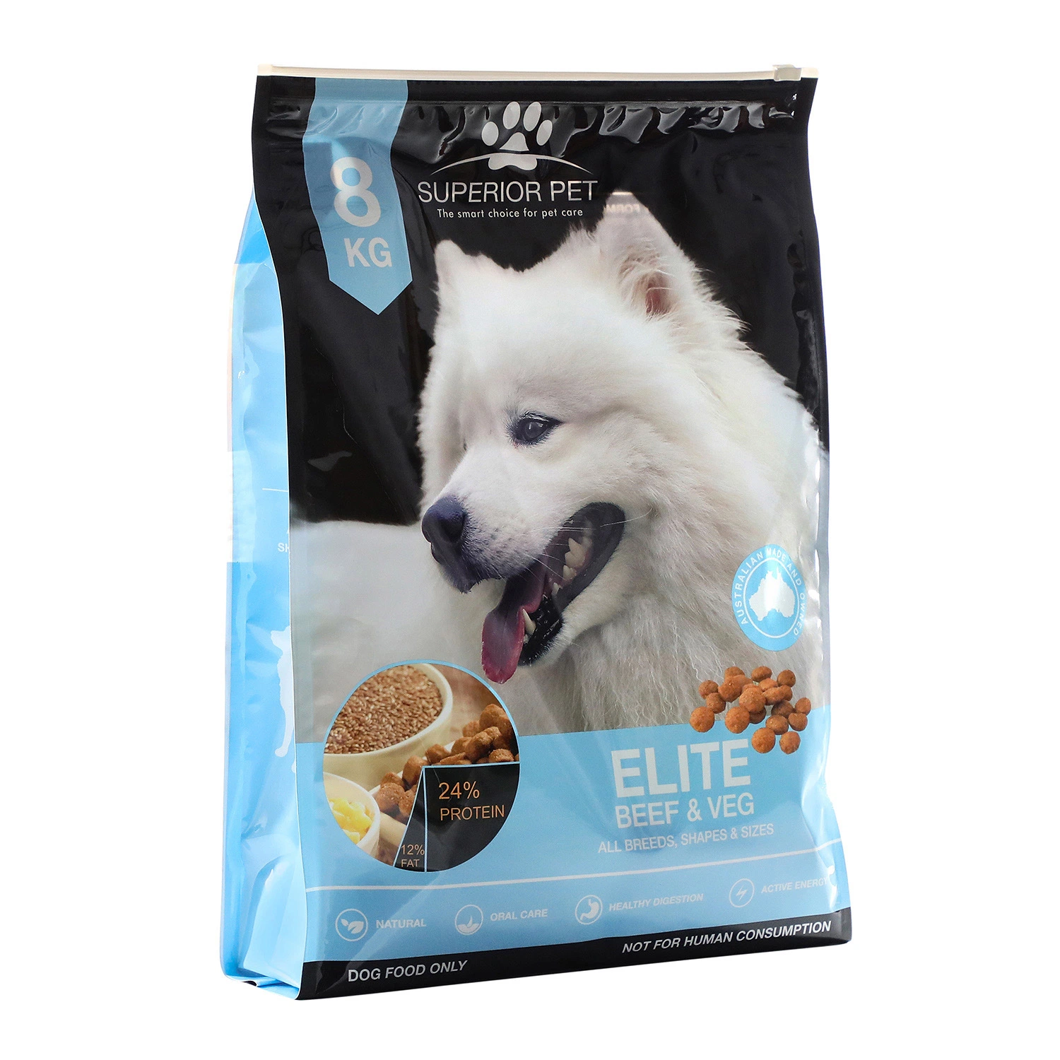 Pets Food Bags/Plastic Food Packaging/Flat-Bottom Bags Manufacturer From China