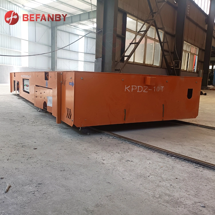 Taller personalizado eléctrico Industrial Coil Rail Transfer Cart on Rails