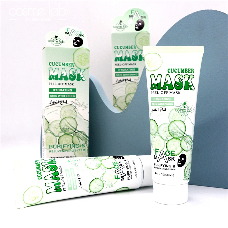 OEM/ODM Cosme Lab Cucumber Cosmetic Facial Mask Skin Care Whitening Oil Control Refreshing Hydrating Peel-off Face Mask