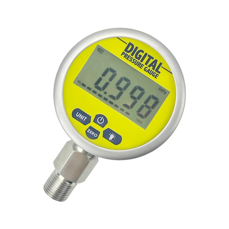 Customized LCD Pressure Gauge with Batteries for Industrial