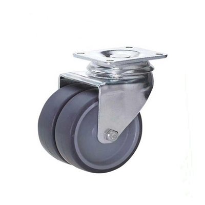 75mm Yellow Zinc Steel Caster for Aircraft Metal Trolley