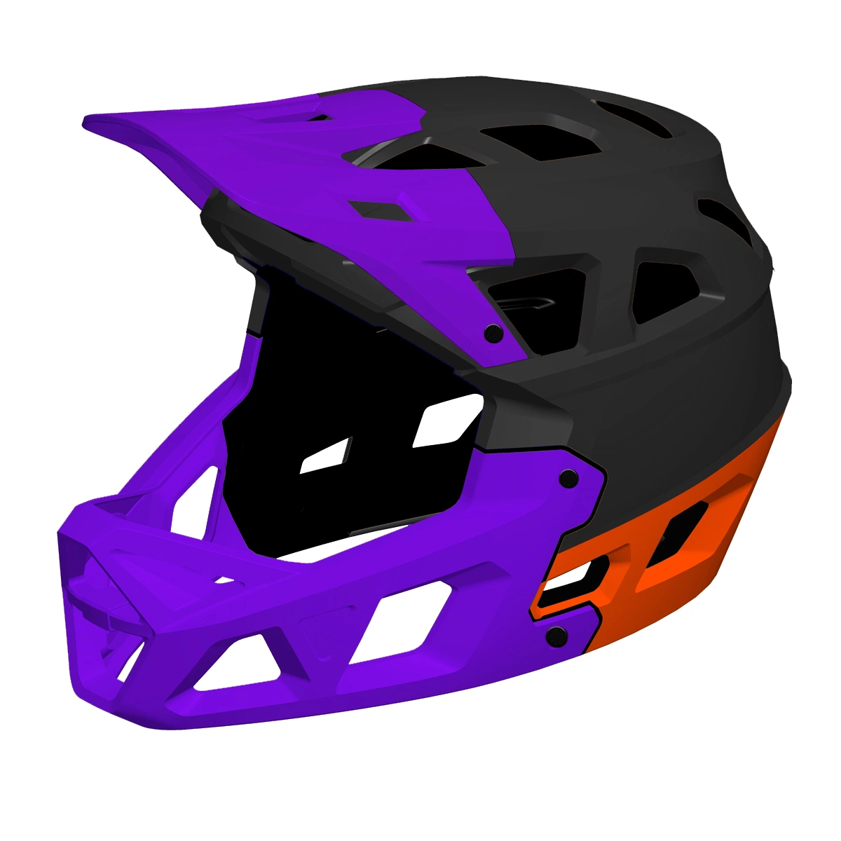 Casco de bicicleta de montaña ajustable para adultos, deportivo y protector, con cara completa para la seguridad en descensos, enduro y senderismo en montaña.