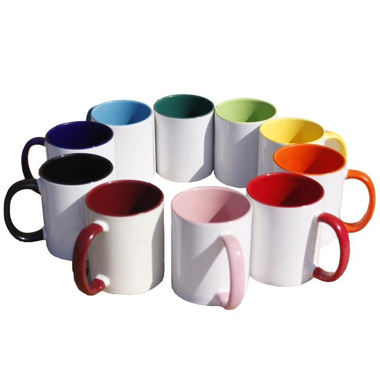 Factory Directly Sale Ceramic Glaze Mug Printing Logo Colorful Creative Promotional Gift Cup