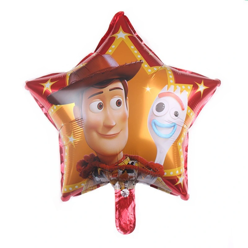 Toy Story 4 Products Cartoon Figures Figura Woody Buzz Light Year Inflatable Foil Helium Balloons for Party Supplies