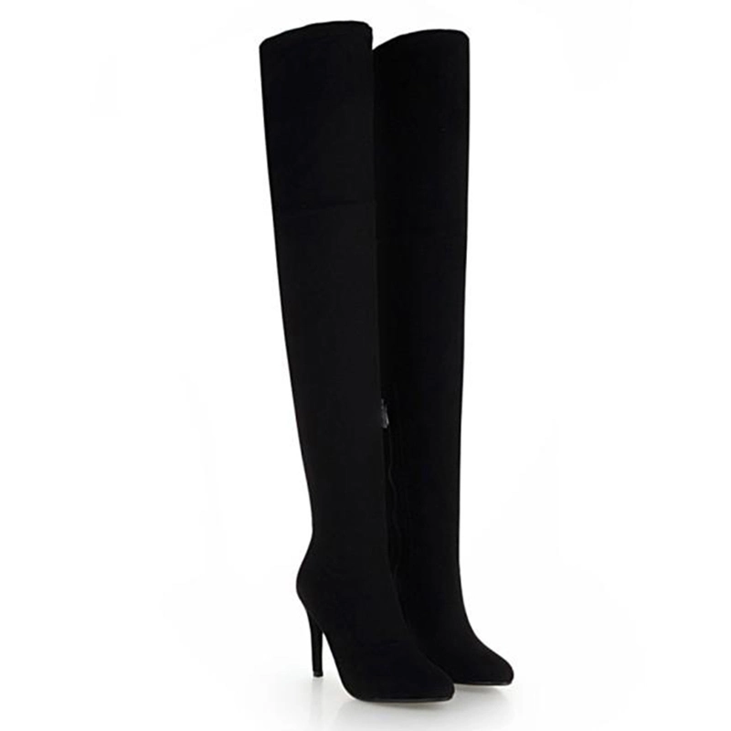 Muslo botas altas tacones mujeres sexy sobre la rodilla Damas Botas largas