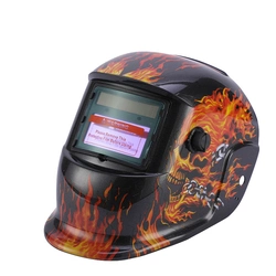 Welding Cap, Electric Welding Mask, Solar Automatic Blackening, PP Material, Customizable Pattern CH-Wm-12