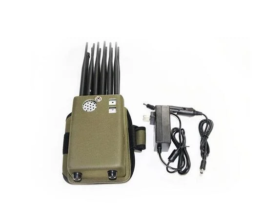 Handheld 12 Antennas Mobile Phone Jammer All CDMA GSM Dcs 2g 3G 4G 5g GPS L1 Gpsl2l5 WiFi Lojack Blocker