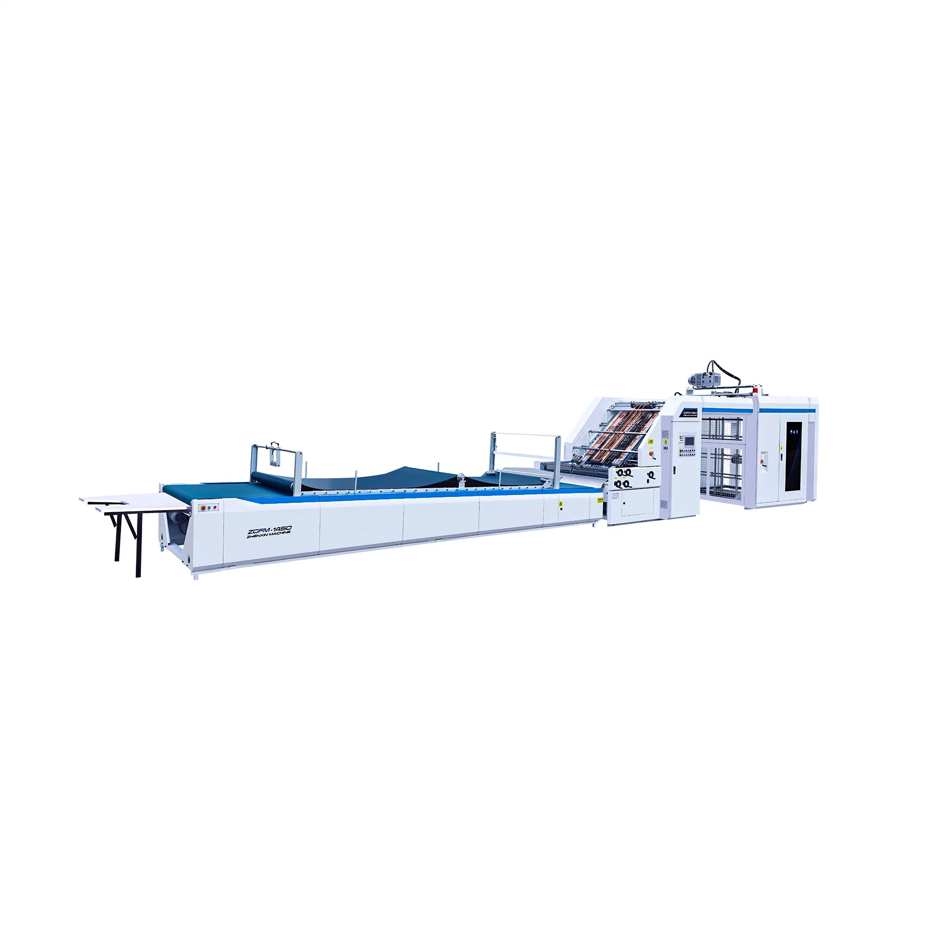 Zgfms1450 Automatische High Speed Flute Laminiergerät und Flip Flop Stapel Turner Stapler