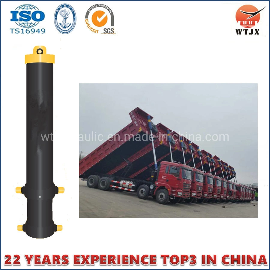 Front Mount Telescopic Hydraulic Cylinder for Dump Trucks