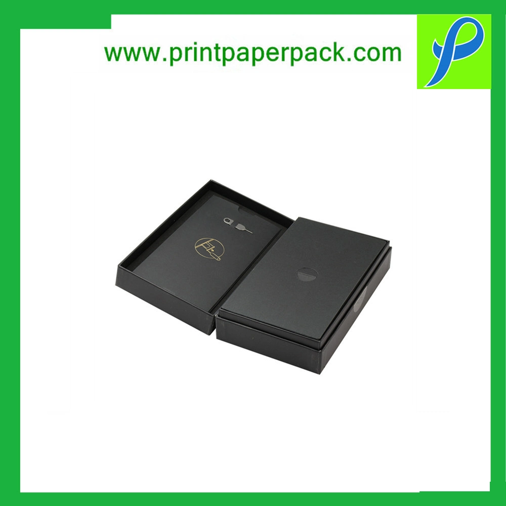 Rigid Style Promotional Presentation Foil Lift off Lid Packaging Box