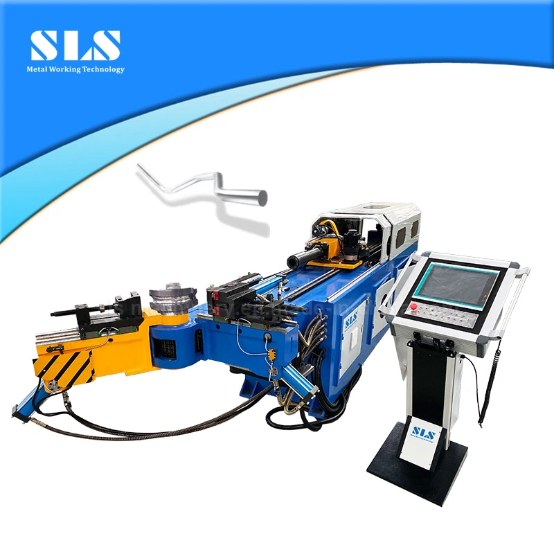 Servo Motor Automatic Bend Tube Equipment CNC Hydraulic Pipe Bending Machine Tools with Roll Bending and Hole Punching Function