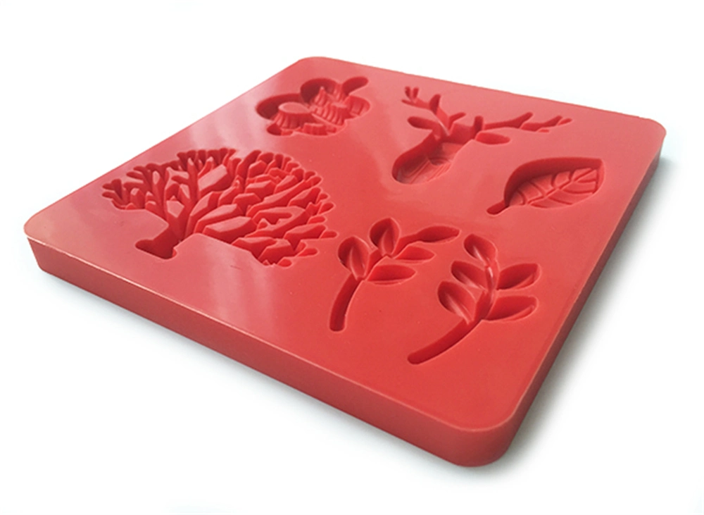 Sedex Factory Made Elk Shaped Silicone Cake Decoration Chocolate Mold