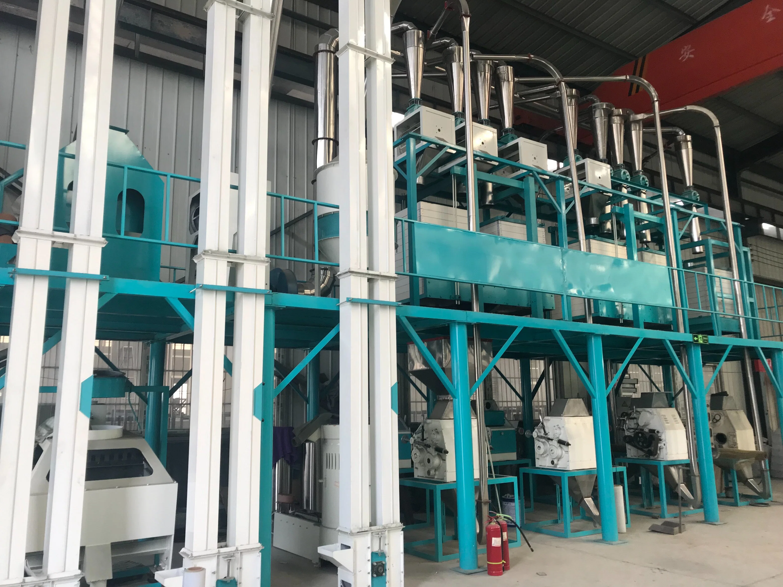 Small Scale 30t/D Corn/Maize Fine Flour Making Machine Plant for Sale in Kenya