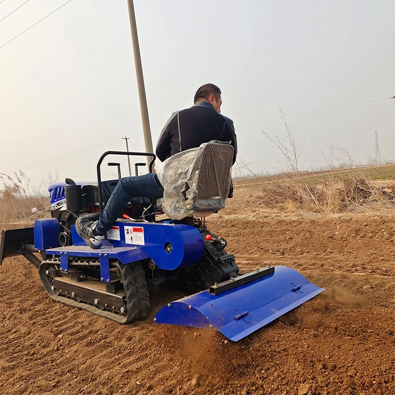 25HP Power Farm Cultivator Rotary Tiller Agricultural Mini Crawler Tractor
