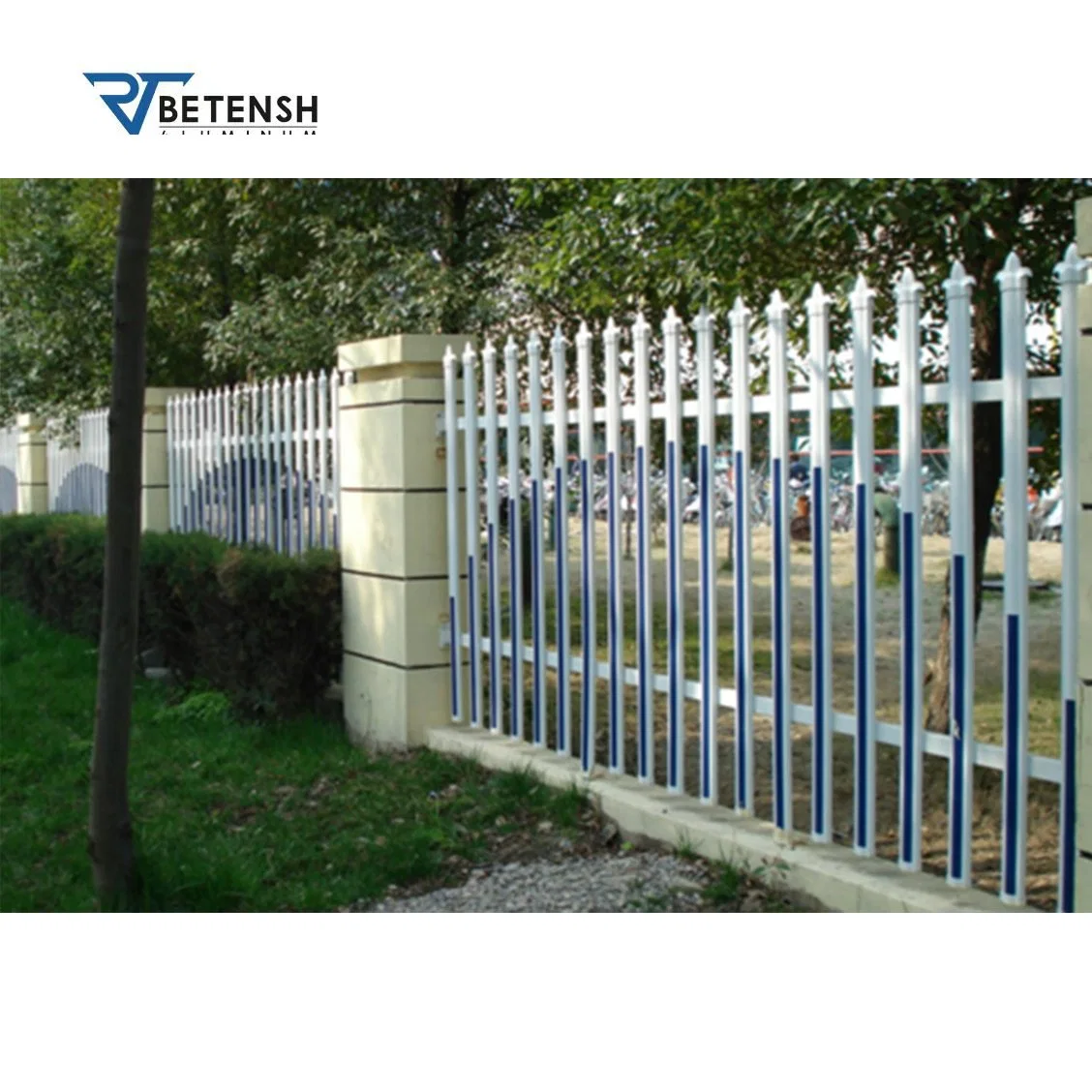 Easy Assembled DIY Garden Metal Aluminum Horizontal Privacy Garden Fence Panels