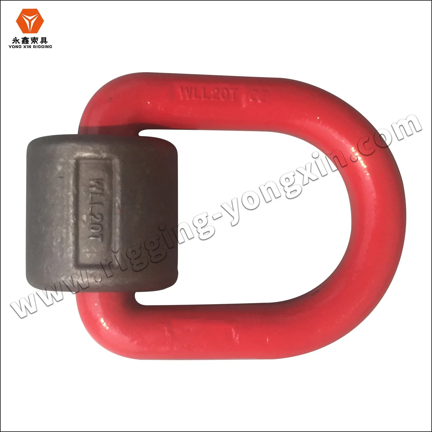 High Strength Forged Steel G80 Pivot Links Container Lifting D Ring|Red D Ring|G80 D Ring