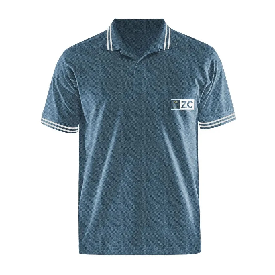 Wholesale Custom Design Short Sleeve Men's Plus Size T-Shirts 180 GSM Pique 100% Cotton Work Clothes Polo Shirts
