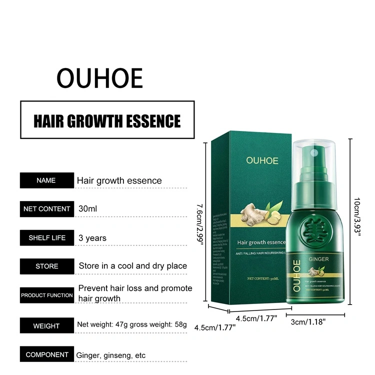 Anti Loss Ginger Serum Hair Growth Essence Spray