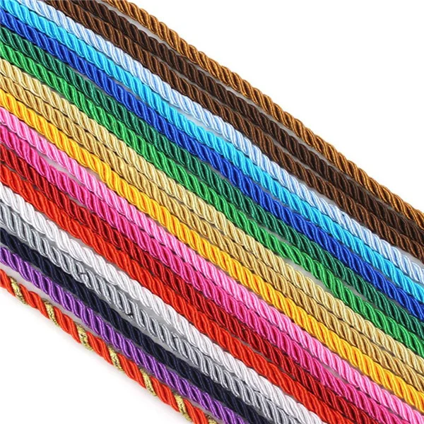 100% High quality/High cost performance  Wholesale/Supplier Decorated Cord and Rope for Garments/Bags/Home Textile/Shoes From Original Factory