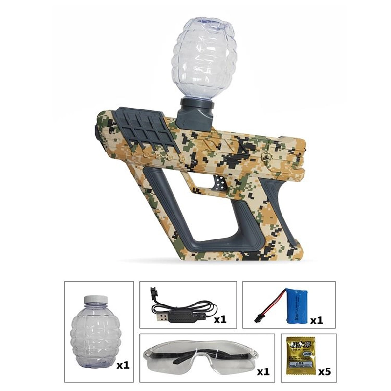 2022 Electric Auto Burst Pistol Quick Paintball Shooter Handgun Water Bomb Shoots Gun Toy Gel Blaster