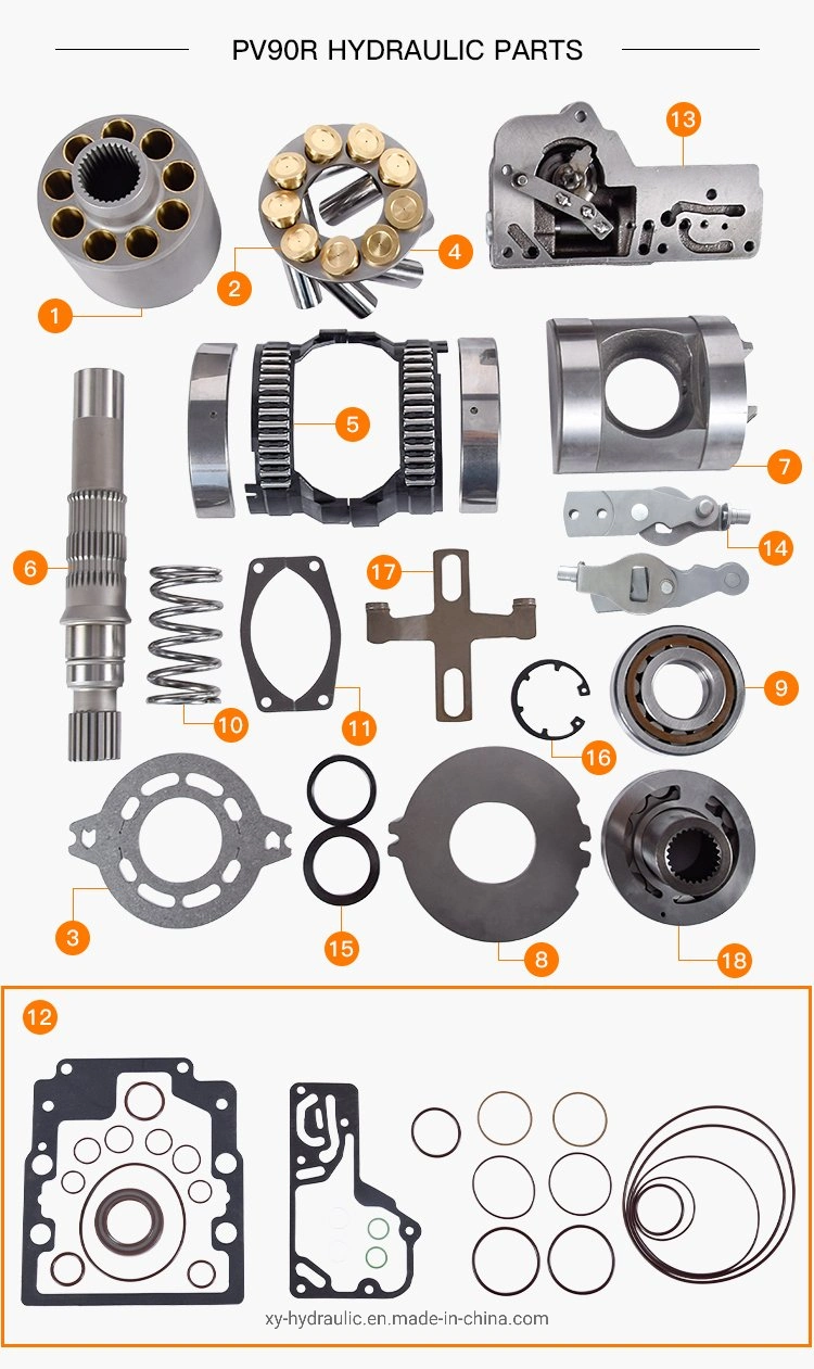 إصلاح Sauer MPV025 MPV035 MPV044 MPV046 Mpt025 Mpt035 Mpt044 Mpt046 قطع المضخة الهيدروليكية لمجموعة الأدوات