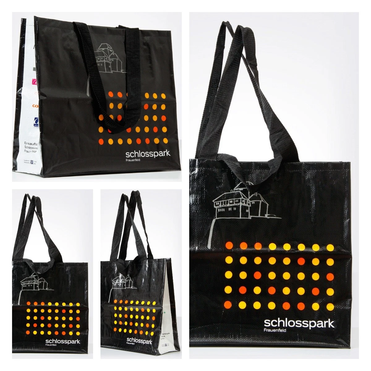 Wholesale/Supplier Customized Black PP Woven Bag for Shopping Printed Your Own Logo