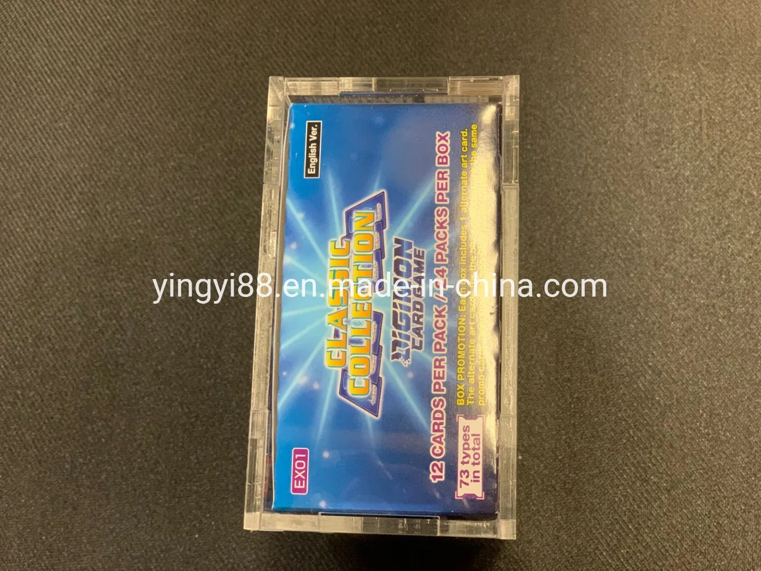 OEM Transparent Acrylic Booster Box with Lid