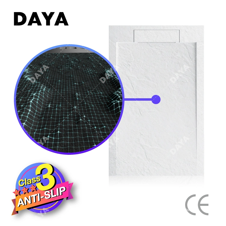 Repairable Resin Shower Tray Logo Custom Platos De Ducha Deep Shower Tray