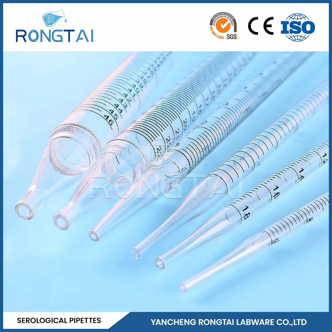 Rongtai Serological Pipettes Manufacturing Medical Serological Pipette China Plastic Serological Pipette