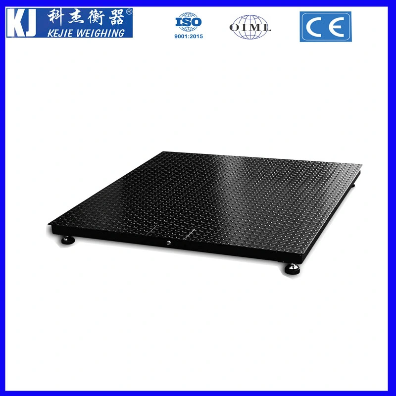 China Kejie Weighing Factory 5t 1.5X2m Digital Floor Scale with Display for Industrial Weighing