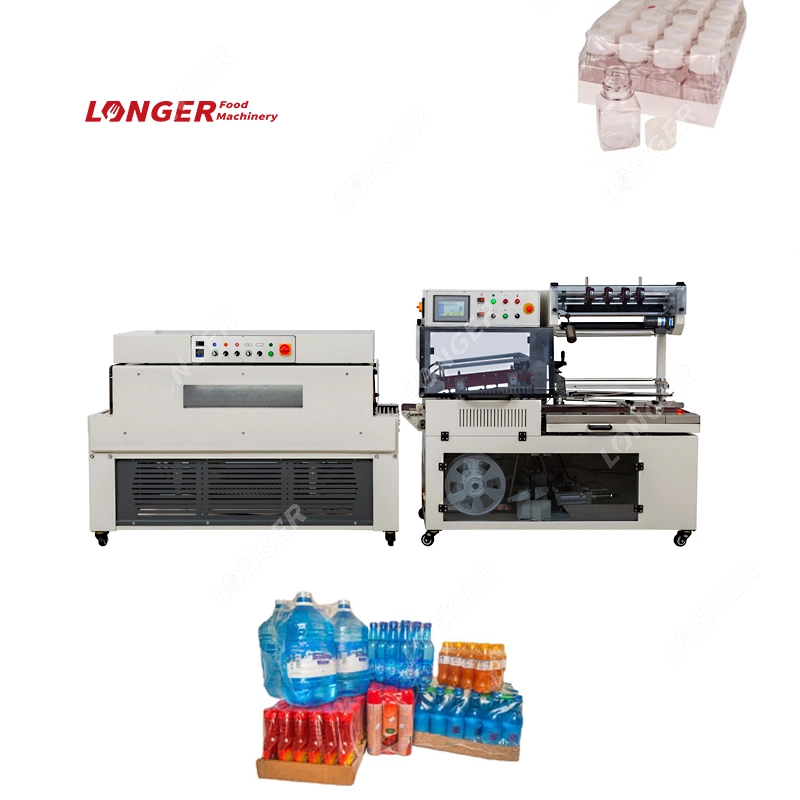 Longer Wrapping Small Water Bottle PE Film Heat Shrink Packaging Machine