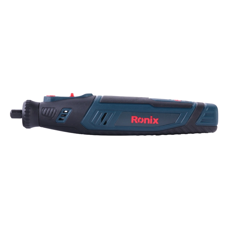 Ronix 3421 8V Cordless herramienta rotatoria de 5 velocidades de 30000 rpm Mini Power herramienta rotatoria con 26 accesorios Kit de herramientas rotativas inalámbricos