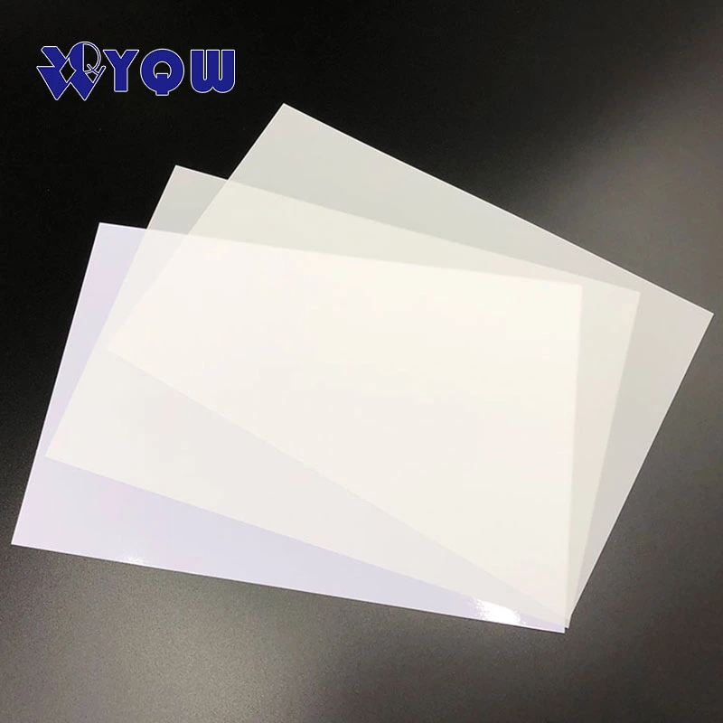 Blank White Plastic PVC ID Card Printing Material 200X300mm