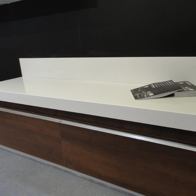 HD High quality/High cost performance  Acrylic Solid Surface Stone Reception Desk Countertop