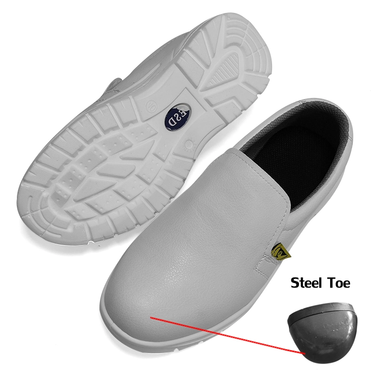 Dust Free PU Sole Anti Static Safety Shoes