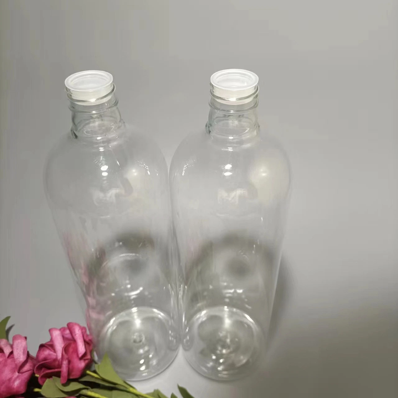 1000ml Transparent Waschmittelflasche extrudierte Duschgel Pflege Flüssigkunststoff Flasche