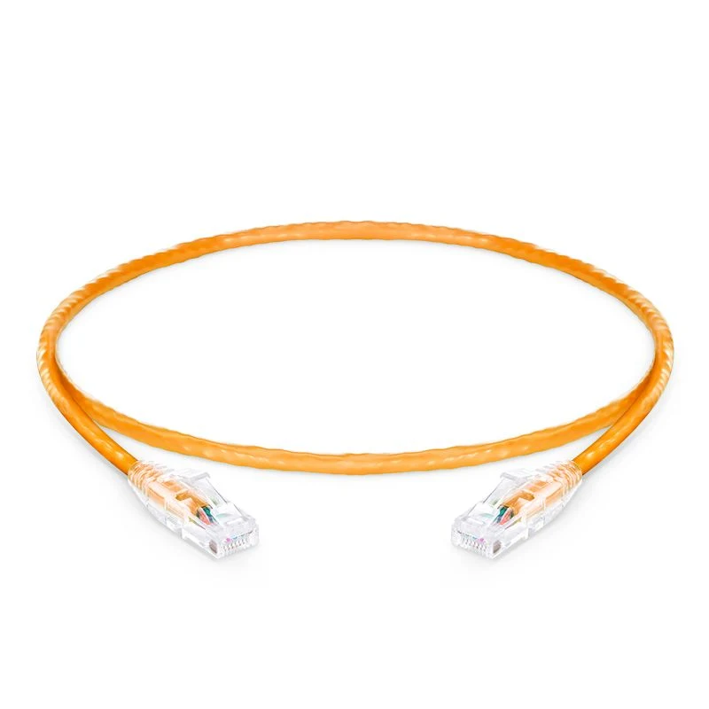 3FT (1m) UTP Cat5e Bare Copper Network Communication Computer Patch Cord Cable, Orange