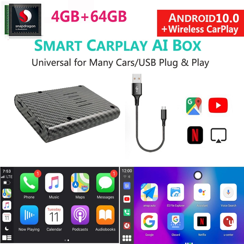 Car GPS Ai Box Wireless Carplay