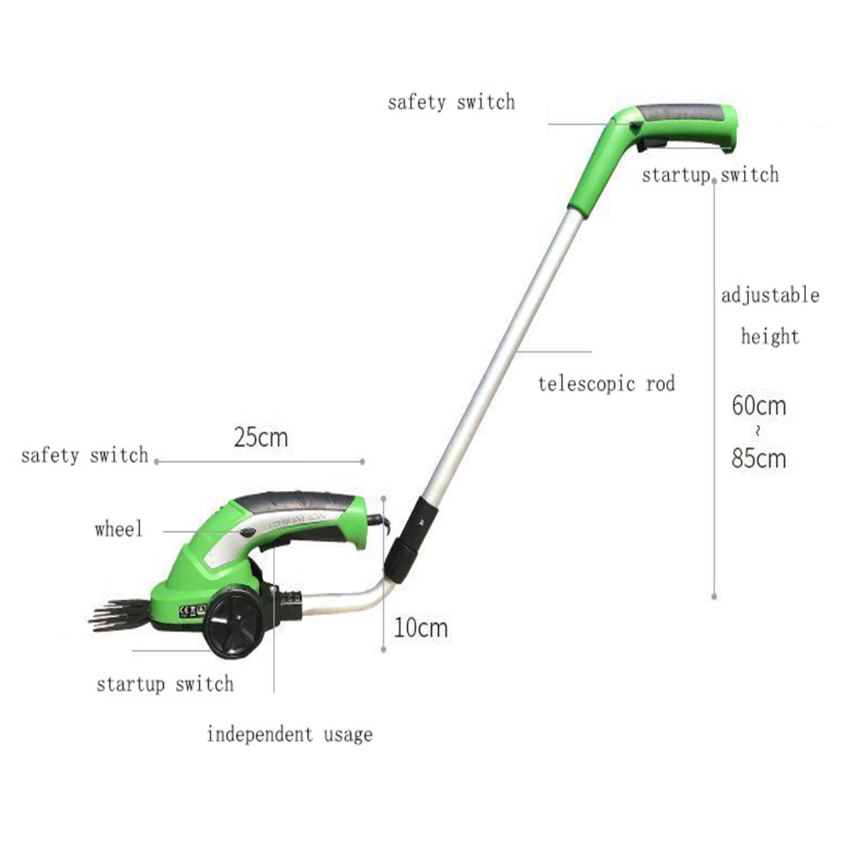 Hot Sale Portable Promotional Low Emission Dual Small Hedge Trimmer