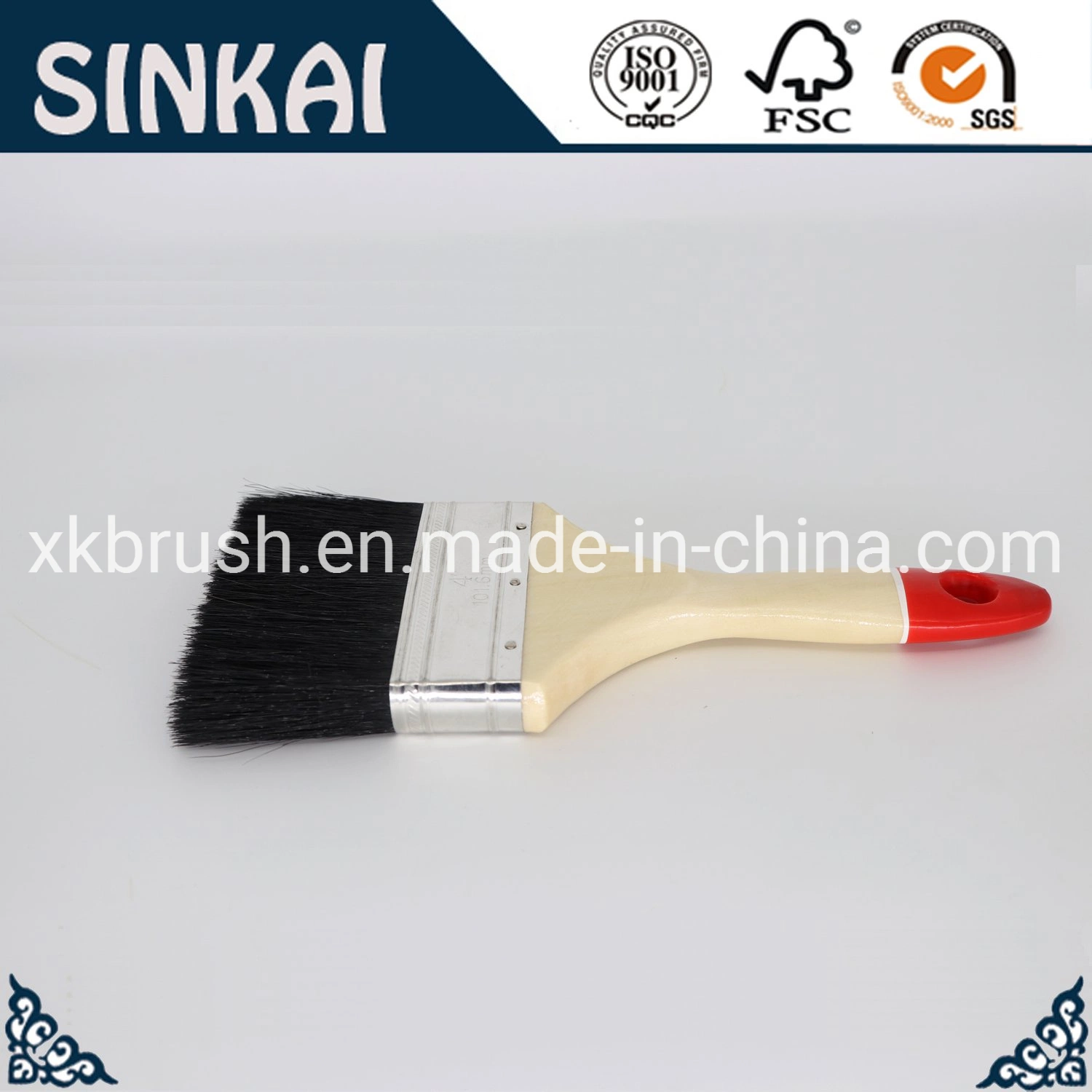 4 Inch Paint Brush Economic Hand Tools / OEM Painting