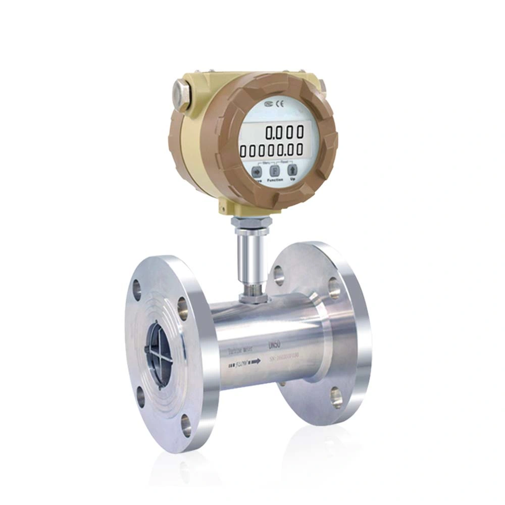 Aice Tech High Precise Liquid Turbine Flowmeter for DN4 to DN200 Pipeline