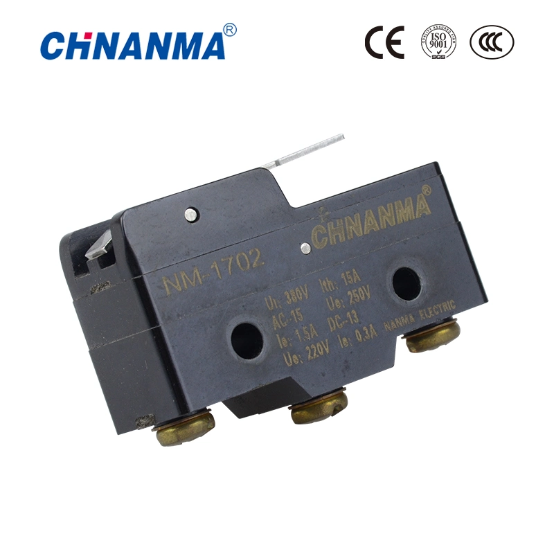 15A Short Pluger Micro Switch for Automation Control