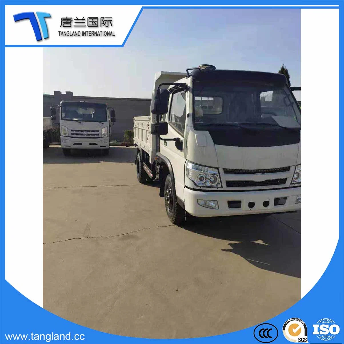 4*2 Mini Commercial Truck Dump Tipper Dumping Vehicle