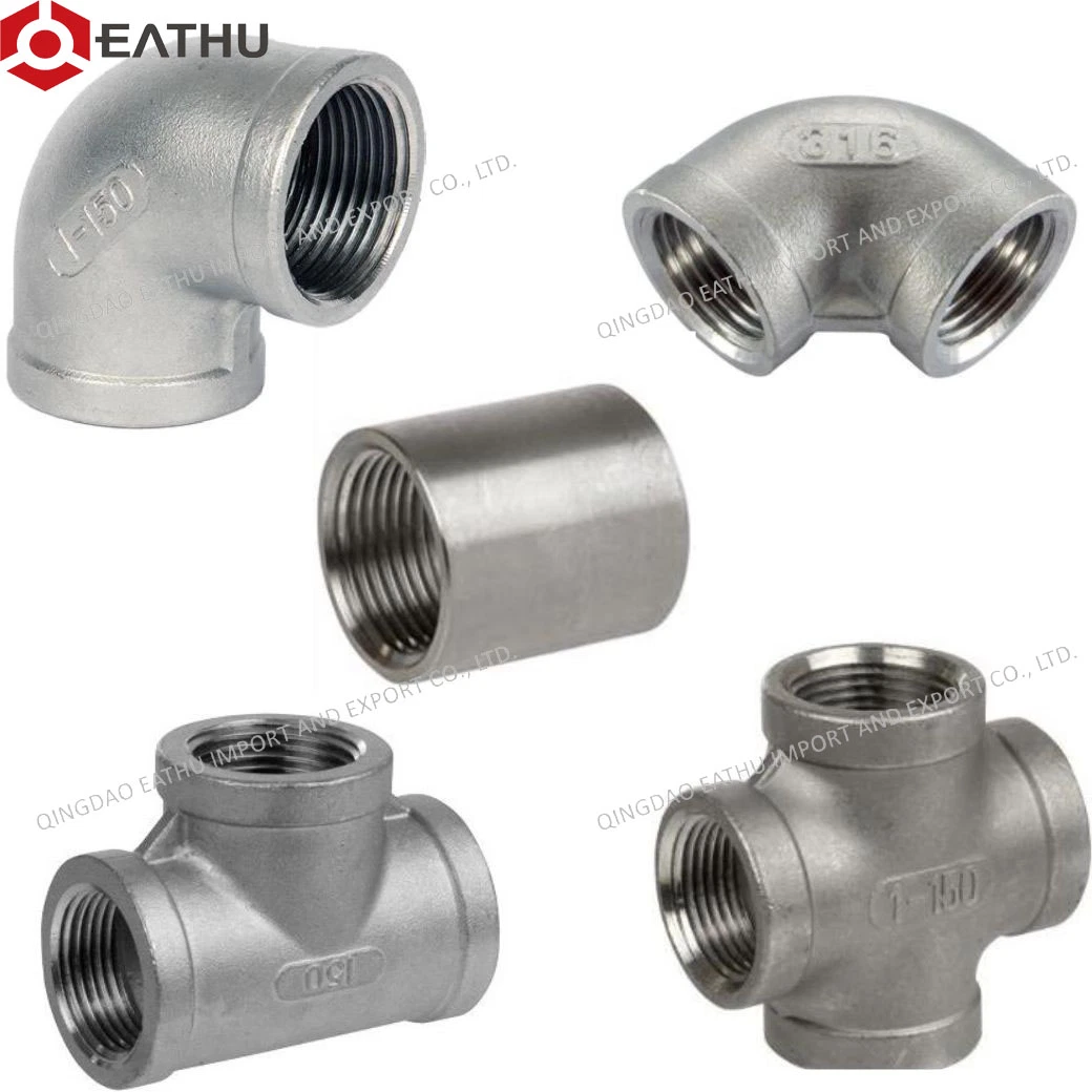 Factory Supply Hight Quality 150lbs Stainless Steel NPT BSPT Threaded Screwed Male Female Pipe Fitting