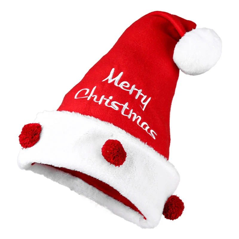 Christmas Decoration Xmas Hats Snowman Reindeer Knitting Felt Christmas Santa Hat